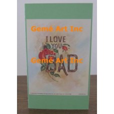 I Love You Dad Note Card  - #CardXS8953  -  NOTE CARD